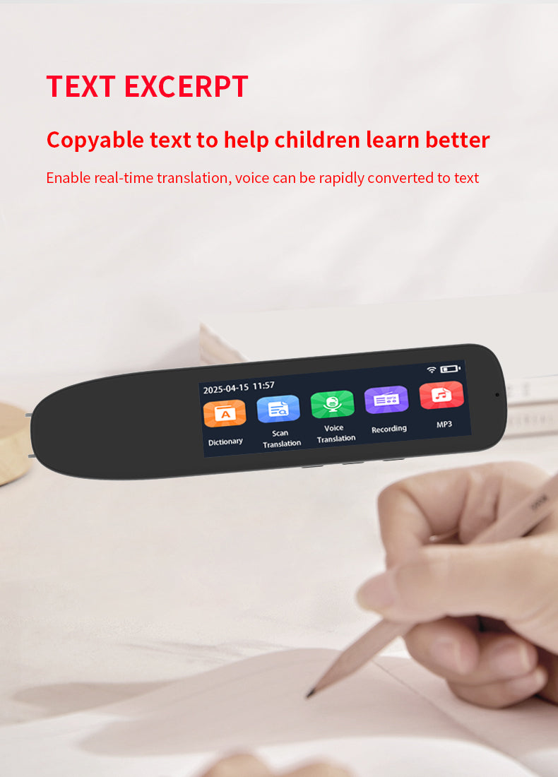HP33The multi-functional multi-language translation pen supports scanning voice to quickly and accurately recognize text, offline translation, and long-lasting battery life.3.38