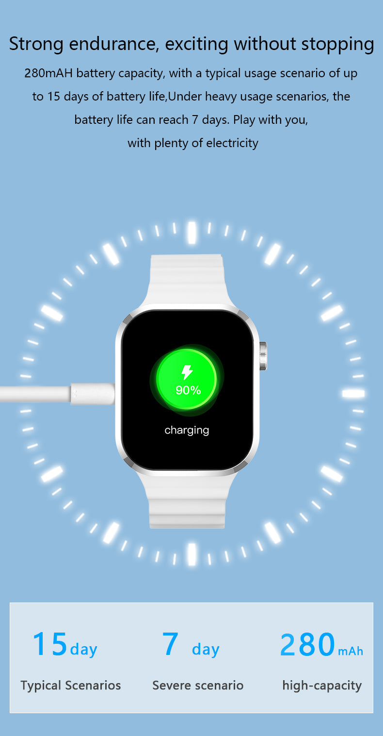 HP14Bluetooth call Heart rate monitoring,step counting,music playback