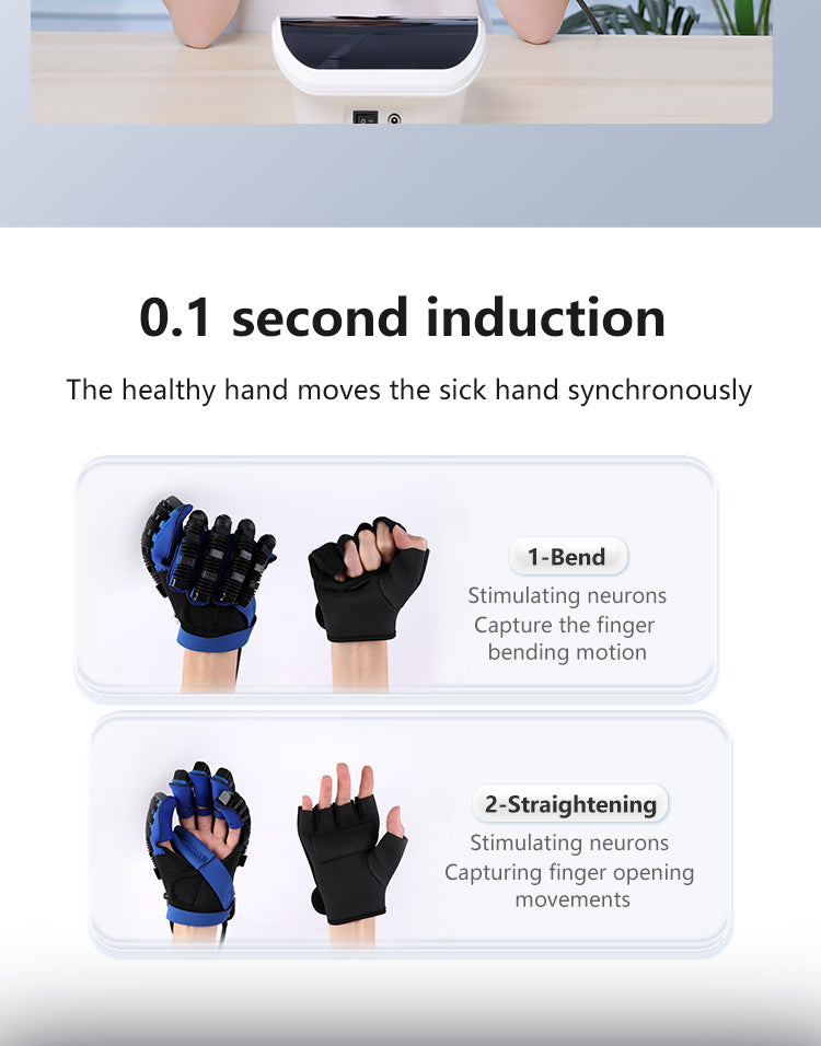 HP25The intelligent finger rehabilitation training instrument can adapt to the training of multiple fingers at the same time, and the simulation effect is good.
