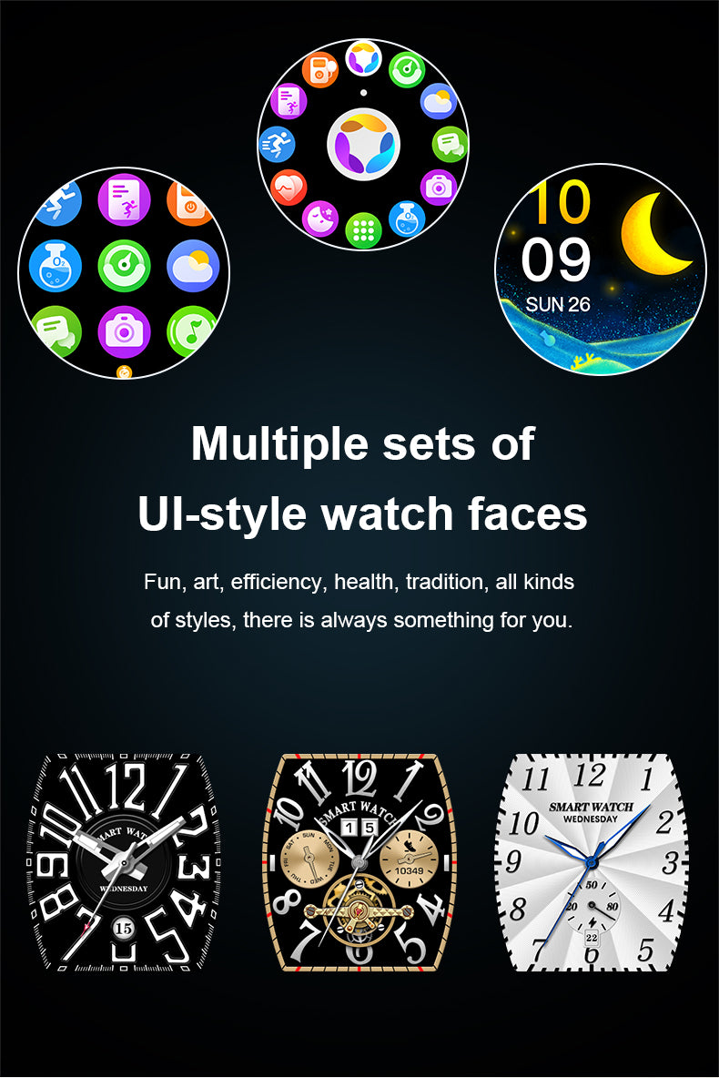 HP11 Bluetooth call Heart rate monitoring,step counting,music playback