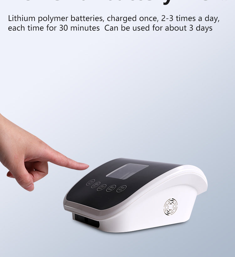 HP25The intelligent finger rehabilitation training instrument can adapt to the training of multiple fingers at the same time, and the simulation effect is good.