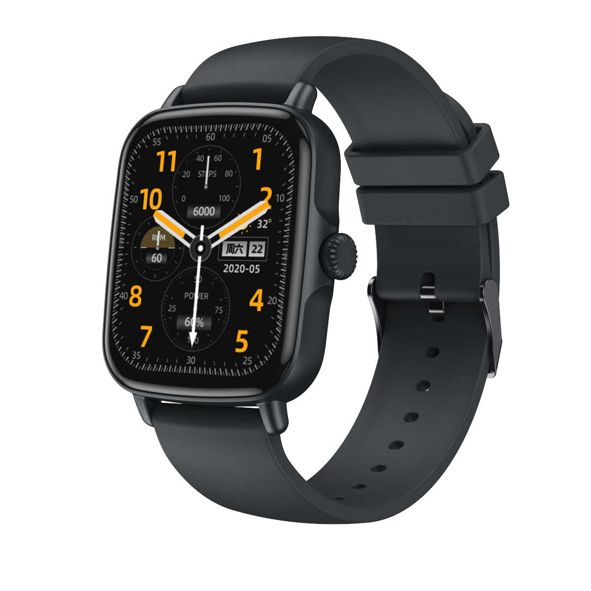 HP04 Bluetooth call Heart rate monitoring,step counting,music playback