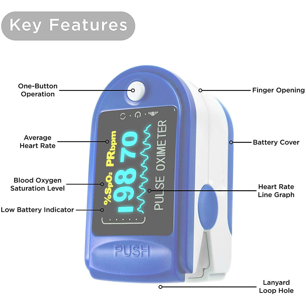 HP16 fingertip oximeter hospital with the same type of data accurate sensing sensitive fast speed
