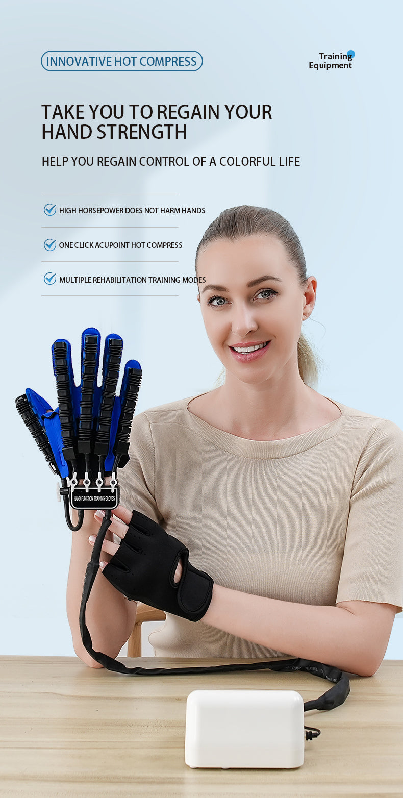 HP26The intelligent finger rehabilitation training instrument can adapt to the training of multiple fingers at the same time, and the simulation effect is good.