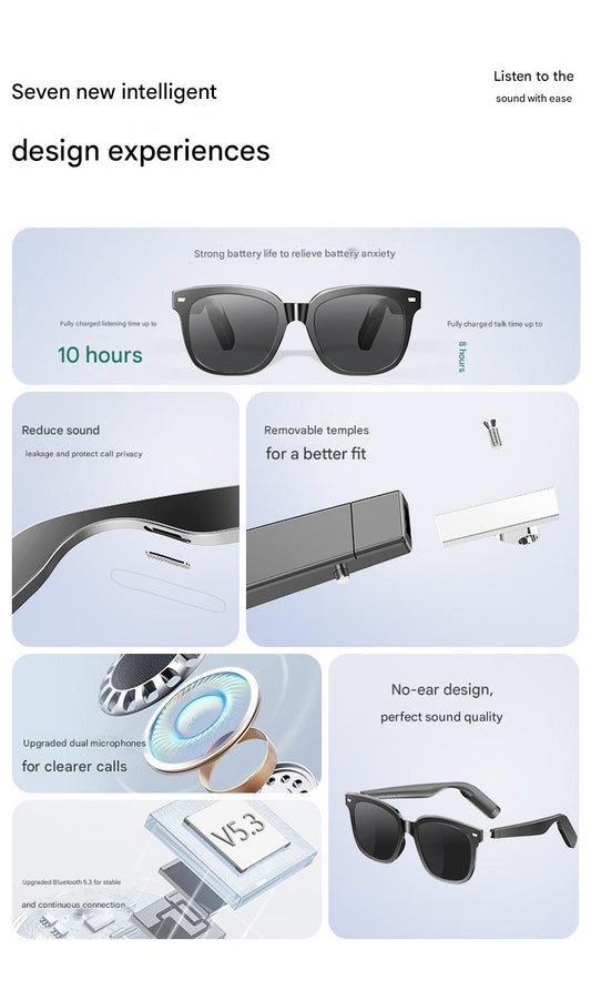 HP19 AI photography and videography fashion smart glasses AI photography and videography