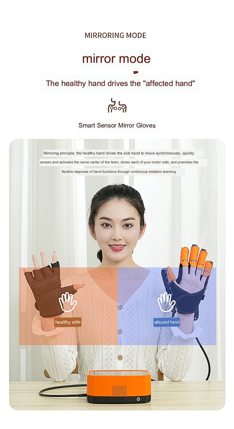 HP23The intelligent finger rehabilitation training instrument can adapt to the training of multiple fingers at the same time, and the simulation effect is good.