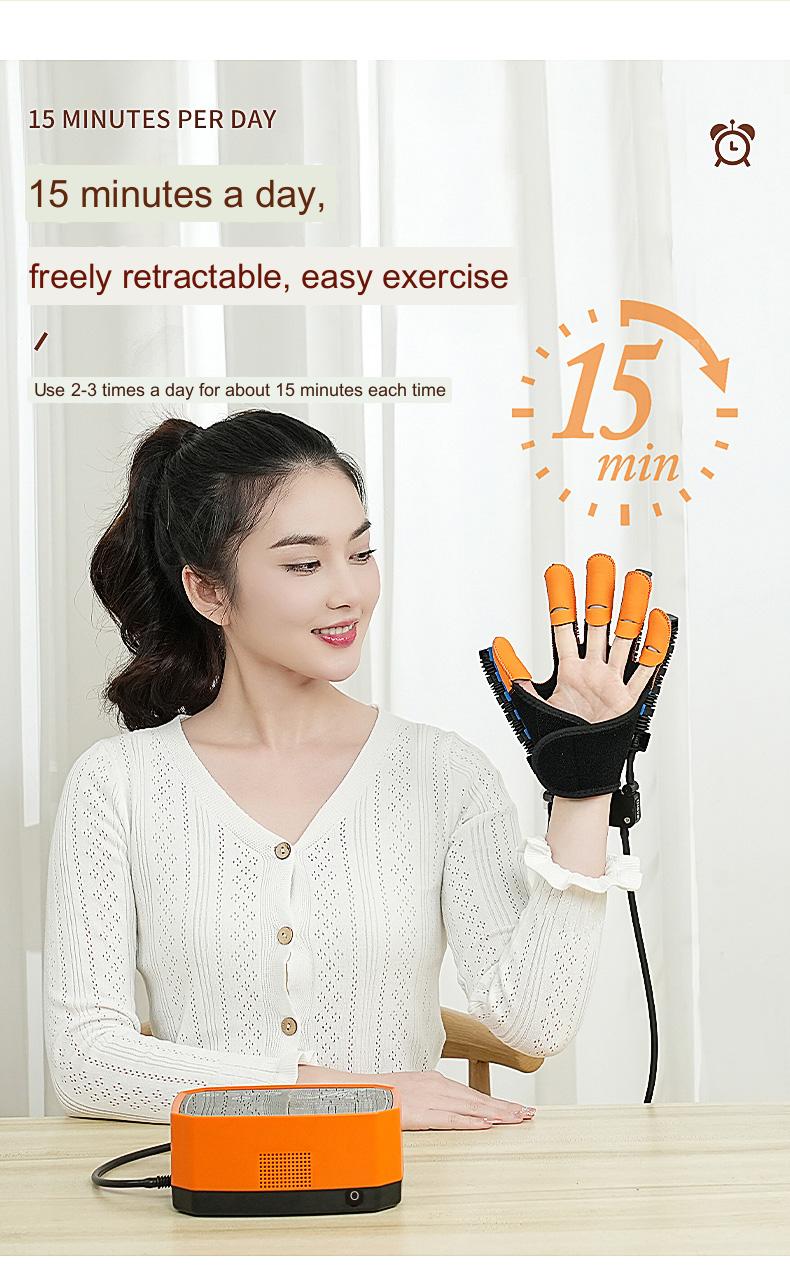 HP23The intelligent finger rehabilitation training instrument can adapt to the training of multiple fingers at the same time, and the simulation effect is good.