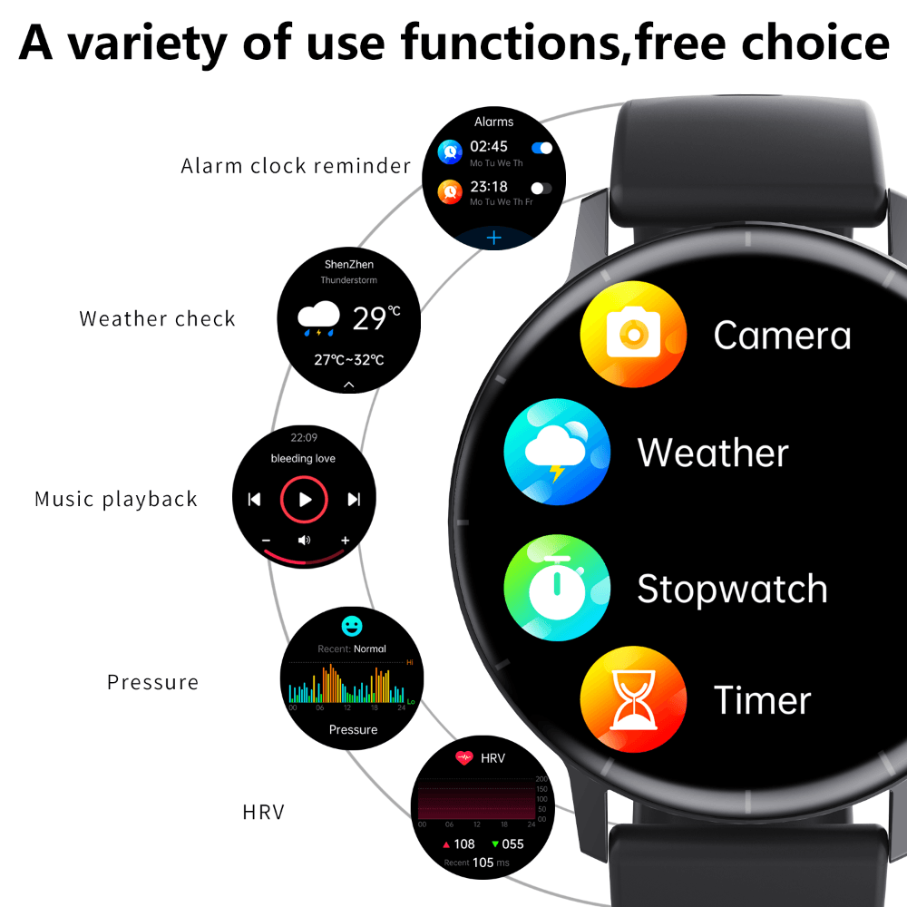 HP45 ECG Smart Watch - Heart Health Wellness Tracker