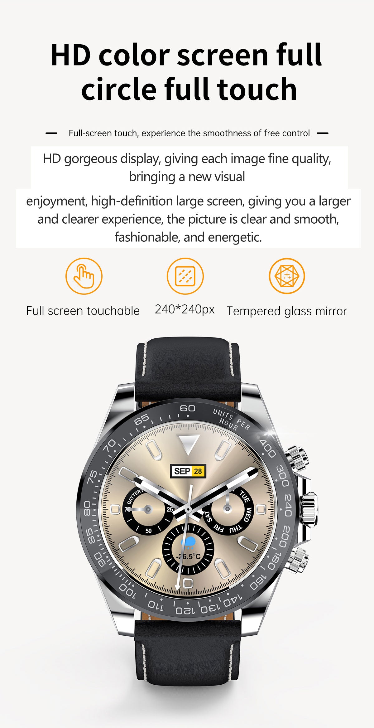 HP02 Bluetooth call Heart rate monitoring,step counting,music playback