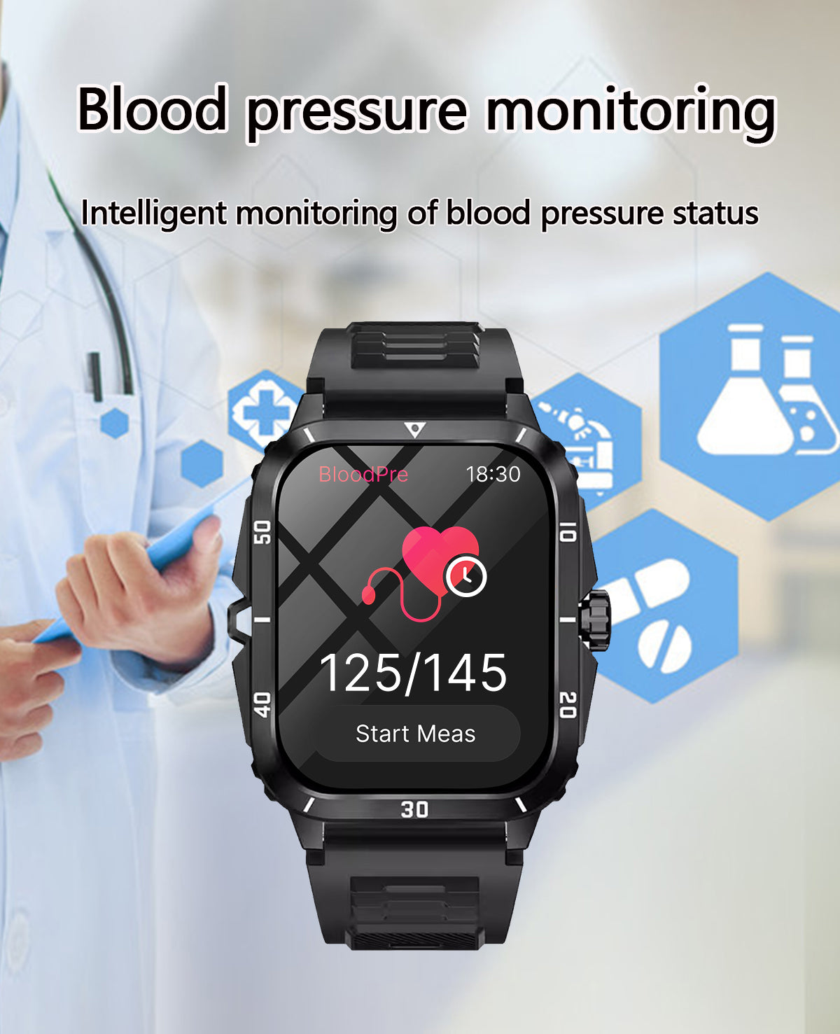 HP15Bluetooth call Heart rate monitoring,step counting,music playback