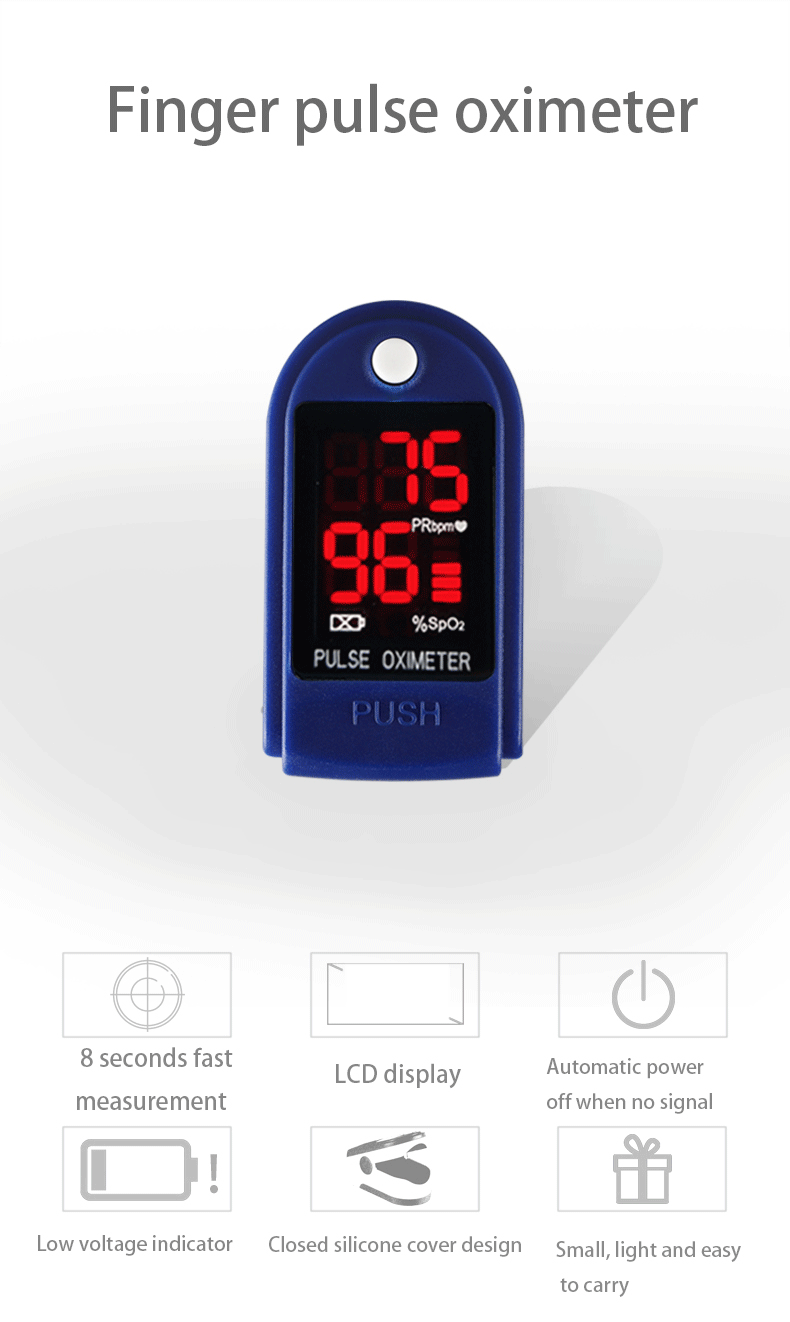 HP16 fingertip oximeter hospital with the same type of data accurate sensing sensitive fast speed