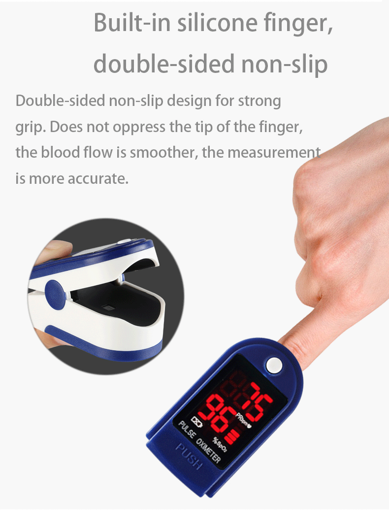 HP16 fingertip oximeter hospital with the same type of data accurate sensing sensitive fast speed