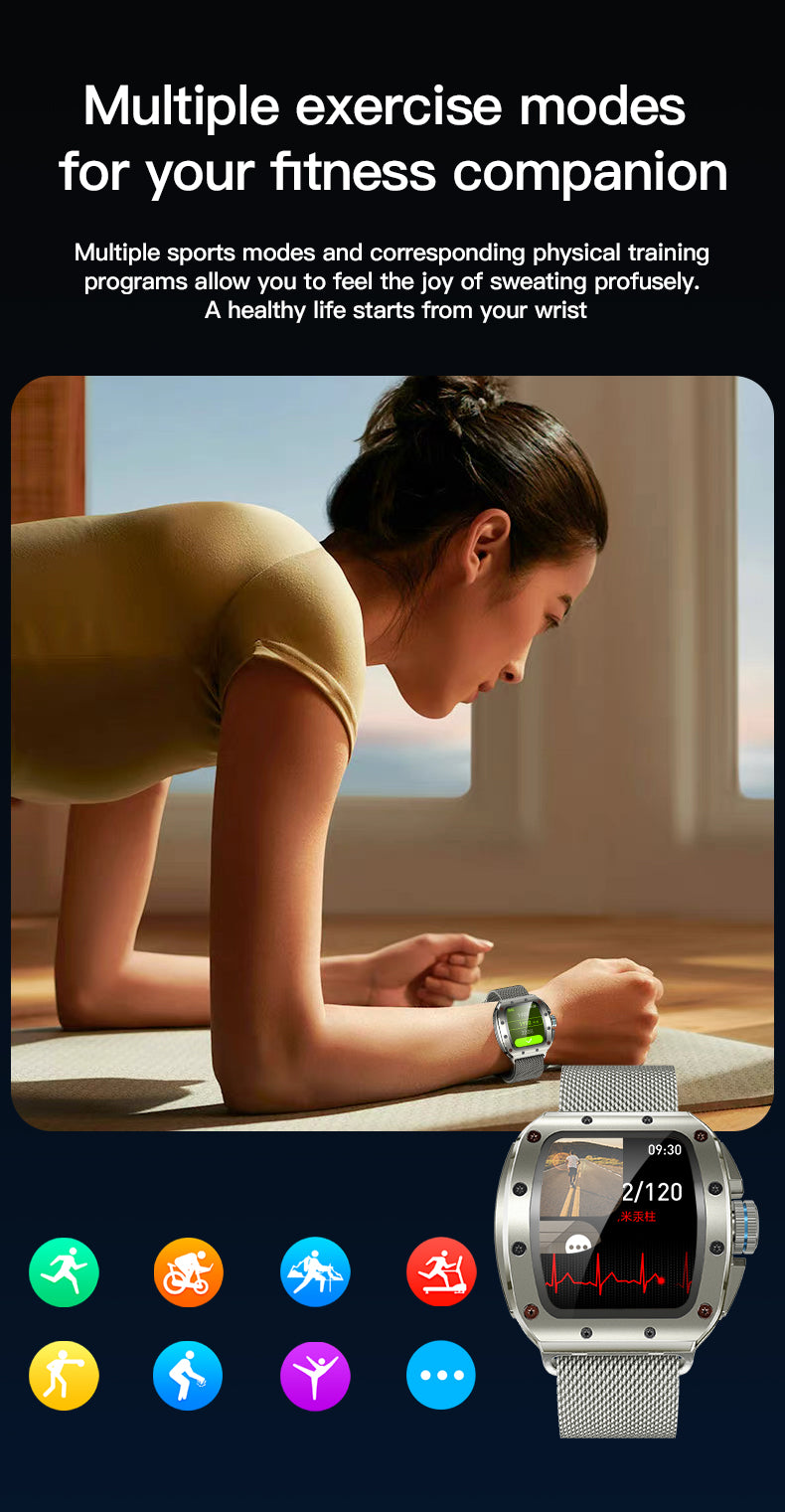 HP13Bluetooth call Heart rate monitoring,step counting,music playback