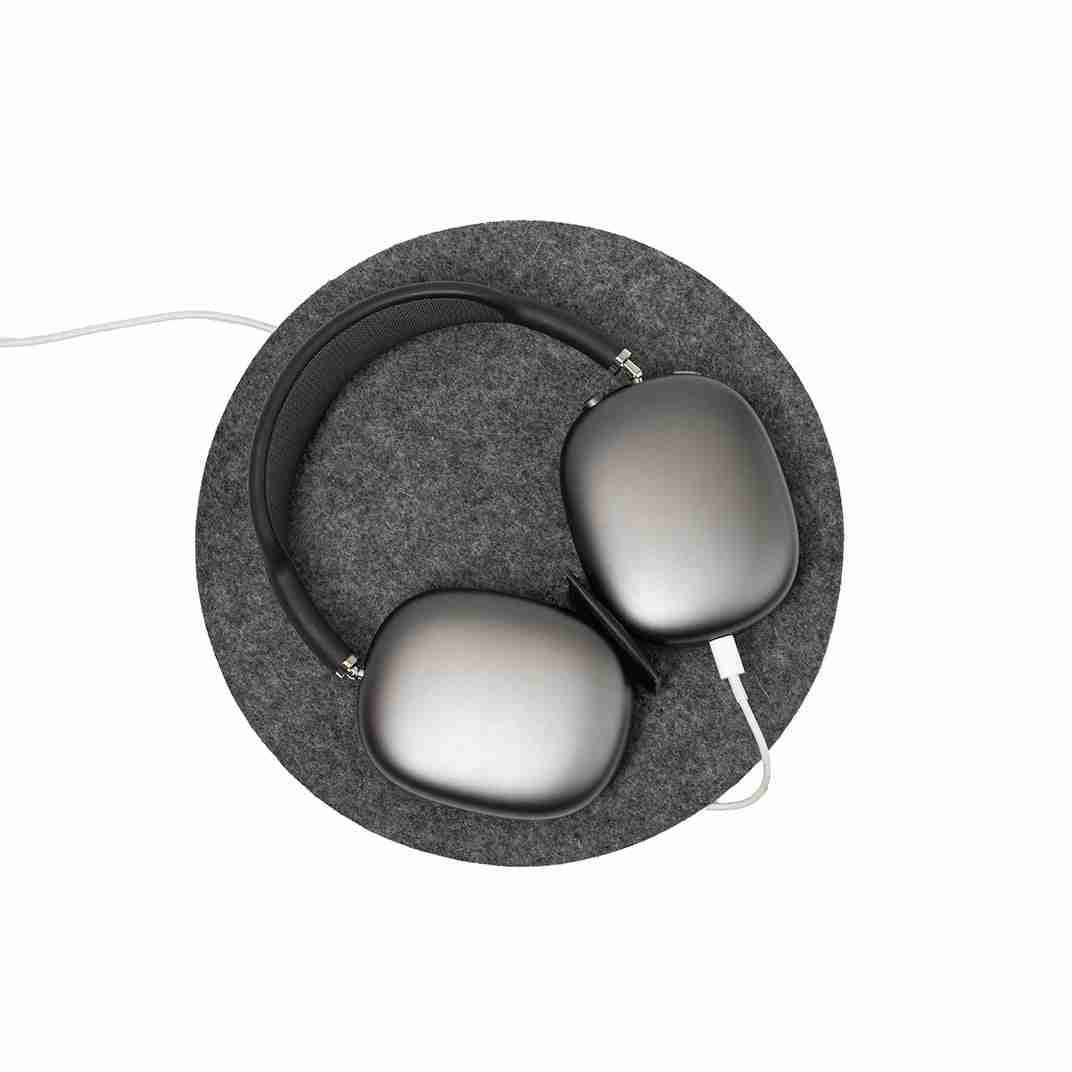 HP61 Premium Merino Felt Rest Station for AirPods Max - Desk Organizer Stand