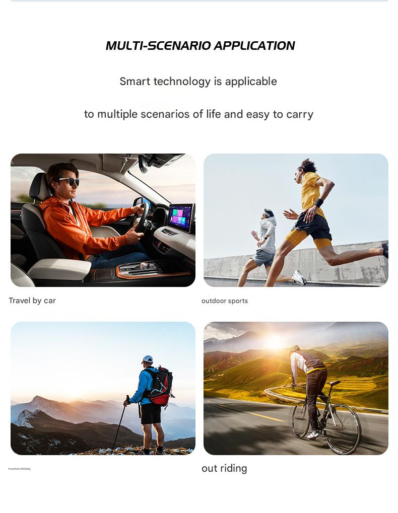 HP19 AI photography and videography fashion smart glasses AI photography and videography