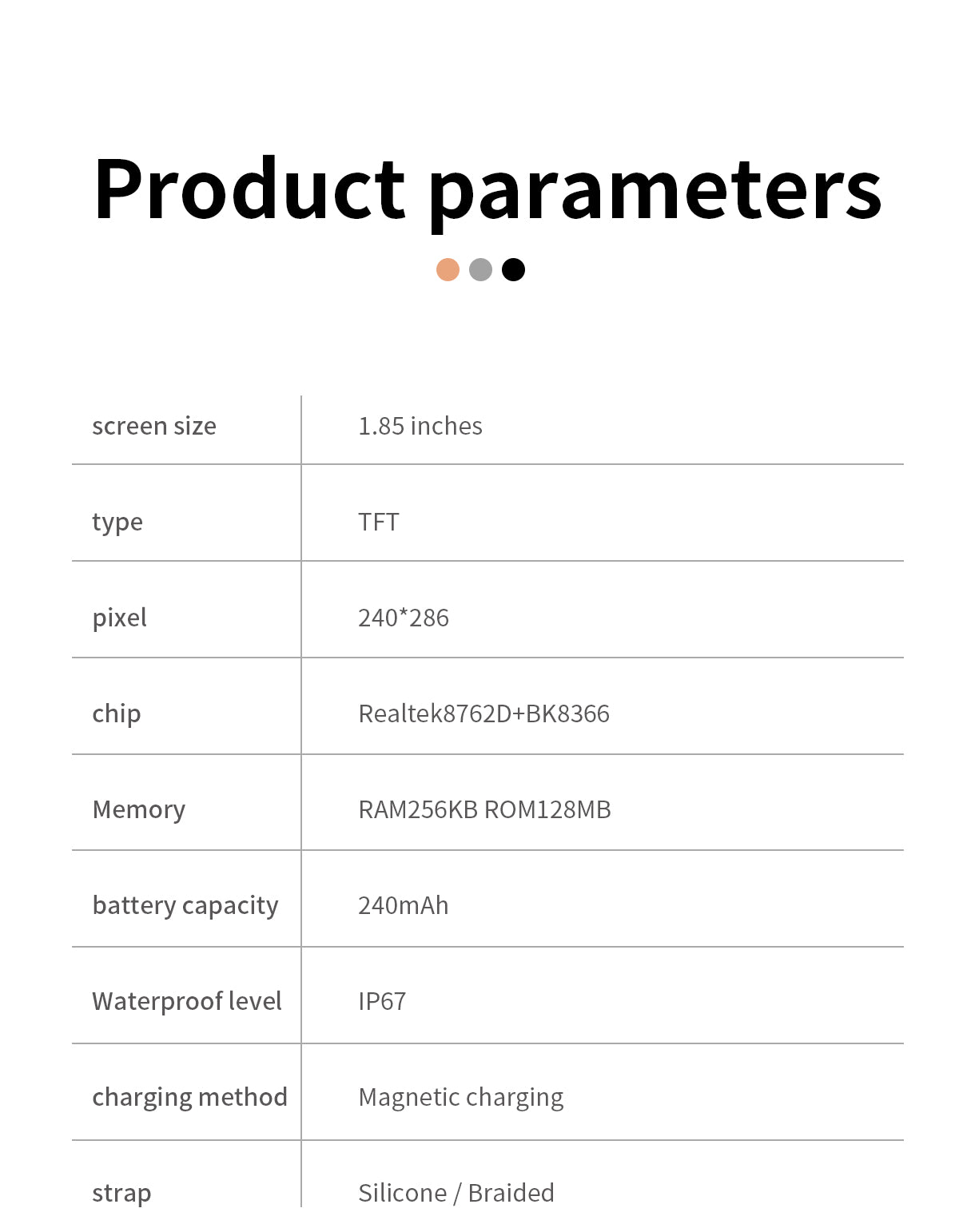HP07 Bluetooth call Heart rate monitoring,step counting,music playback