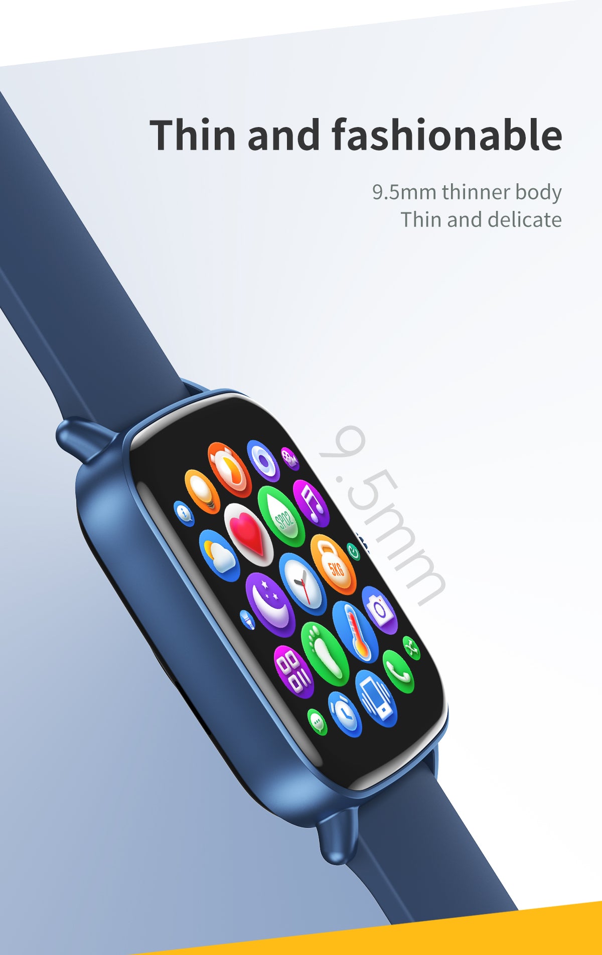HP04 Bluetooth call Heart rate monitoring,step counting,music playback
