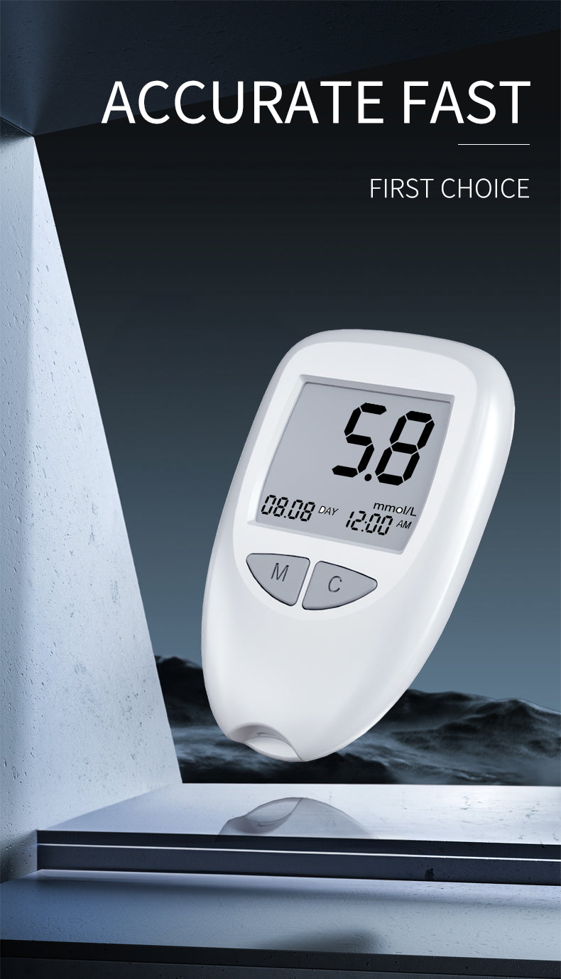 HP29The blood glucose meter has a fast test speed, a large screen for data storage, a small amount of blood collection, simple operation, accurate and fast data.