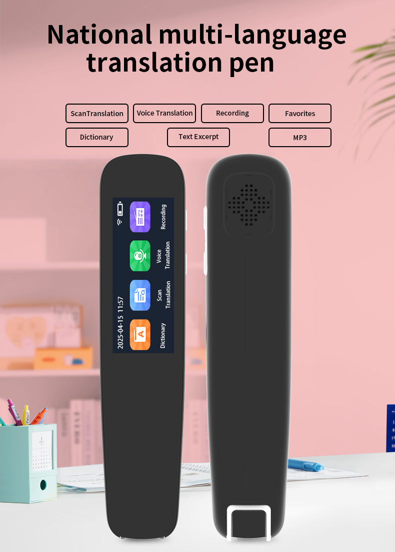 HP32 The multi-functional multi-language translation pen supports scanning voice to quickly and accurately recognize text, offline translation, and long-lasting battery life.1.97