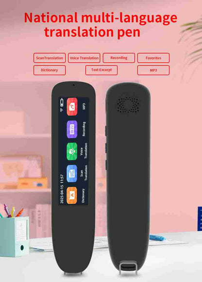 HP33 Multi-Language Translation Pen - Scanning Voice Recognition Offline Translation
