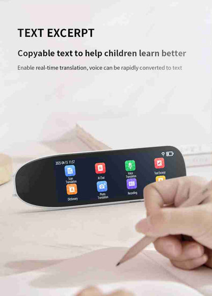 HP34 Multi-Language Translation Pen - Scanning Voice Recognition Offline Translation