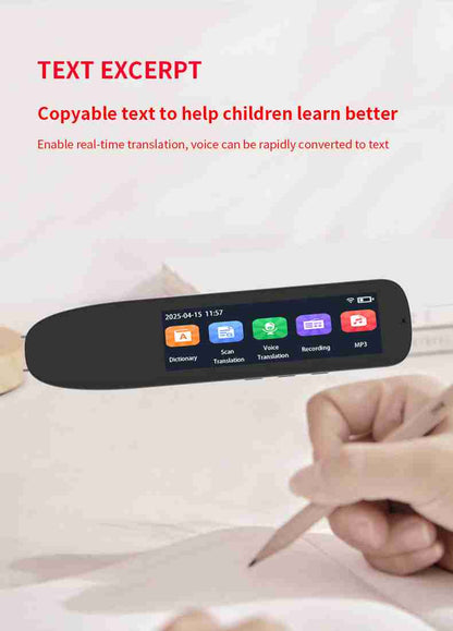 HP33 Multi-Language Translation Pen - Scanning Voice Recognition Offline Translation