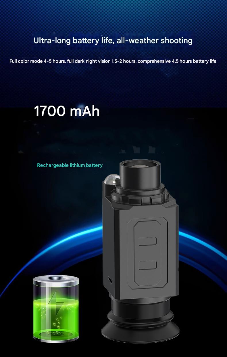 HP28 High-definition wide-angle night vision device with long-distance and long-endurance monitoring, large capacity, dual-use, multi-fold zoom, video recording and photography