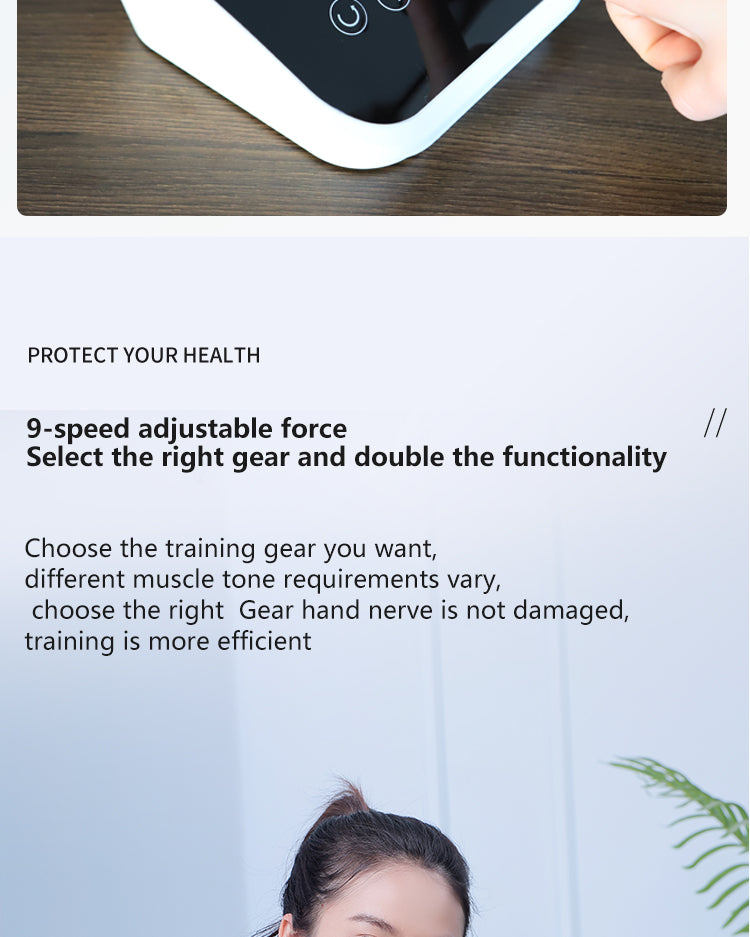 HP25The intelligent finger rehabilitation training instrument can adapt to the training of multiple fingers at the same time, and the simulation effect is good.