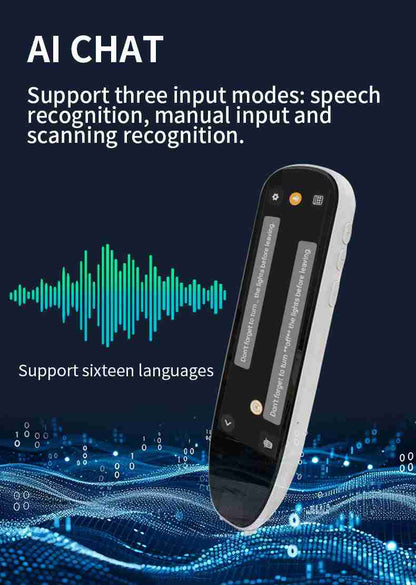 HP34 Multi-Language Translation Pen - Scanning Voice Recognition Offline Translation
