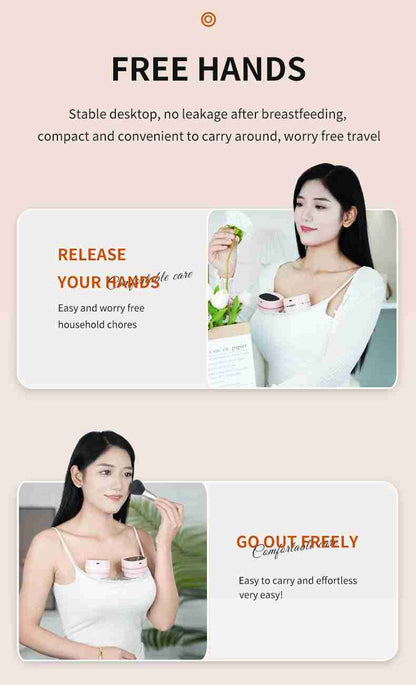 HP27 Electric Breast Pump - Double Pumping Strong Suction Skin-Friendly Comfortable