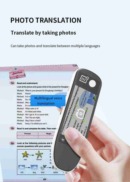HP34 Multi-Language Translation Pen - Scanning Voice Recognition Offline Translation