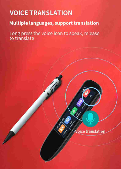 HP33 Multi-Language Translation Pen - Scanning Voice Recognition Offline Translation