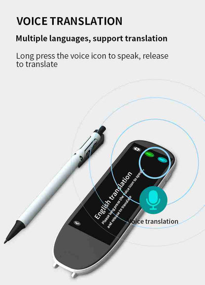 HP34 Multi-Language Translation Pen - Scanning Voice Recognition Offline Translation