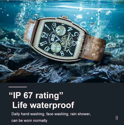 HP11 Business Smart Watch - Stainless Steel Band Rotating Dial Bluetooth Call Health Monitor