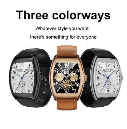 HP11 Business Smart Watch - Stainless Steel Band Rotating Dial Bluetooth Call Health Monitor