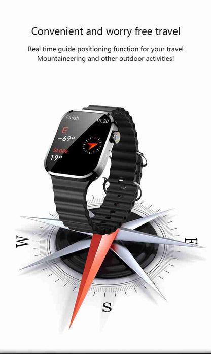 HP14 Business Smart Watch - Executive Stainless Steel Bluetooth Call Health Tracker