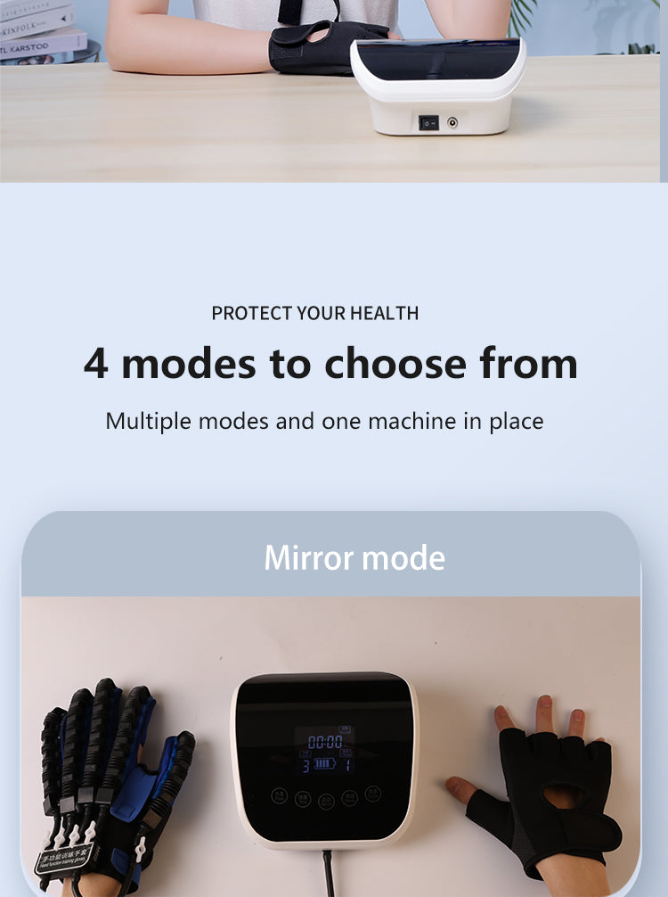 HP25The intelligent finger rehabilitation training instrument can adapt to the training of multiple fingers at the same time, and the simulation effect is good.