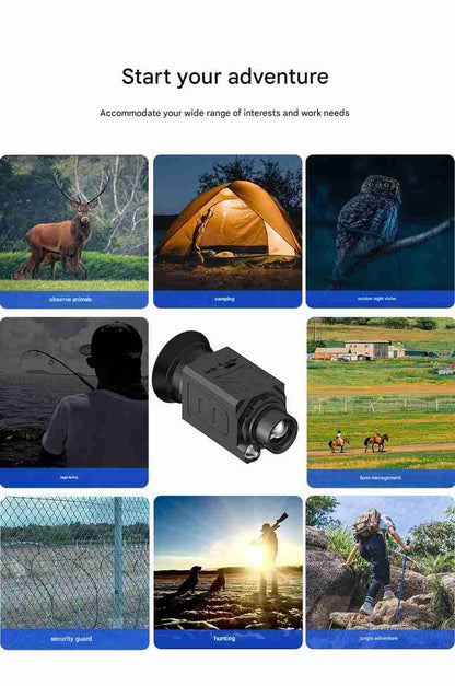 HP28 HD Night Vision Device - Wide Angle Long Distance Monitoring Multi-Fold Zoom