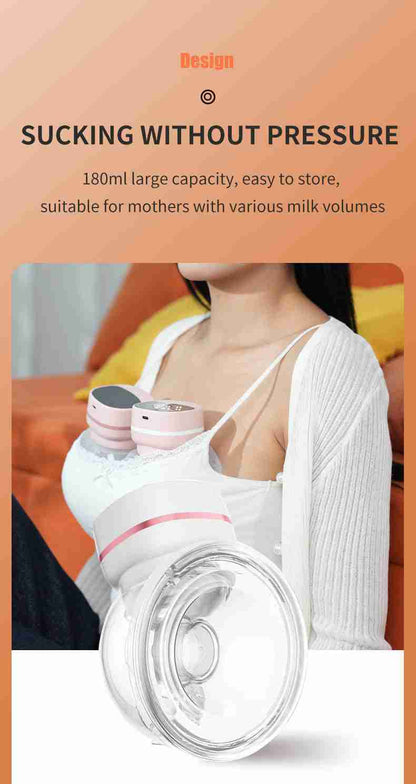 HP27 Electric Breast Pump - Double Pumping Strong Suction Skin-Friendly Comfortable