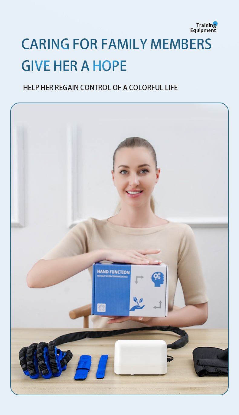 HP26The intelligent finger rehabilitation training instrument can adapt to the training of multiple fingers at the same time, and the simulation effect is good.