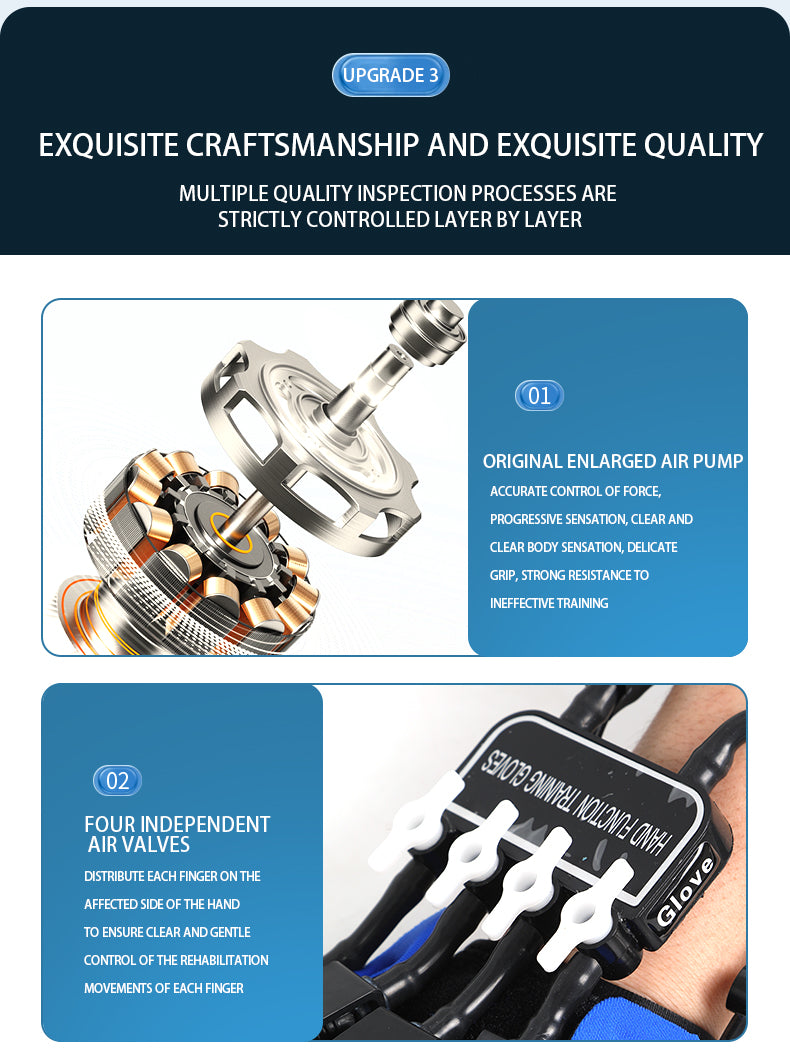 HP26The intelligent finger rehabilitation training instrument can adapt to the training of multiple fingers at the same time, and the simulation effect is good.