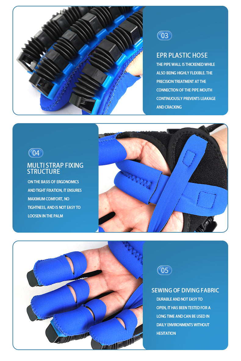 HP26The intelligent finger rehabilitation training instrument can adapt to the training of multiple fingers at the same time, and the simulation effect is good.