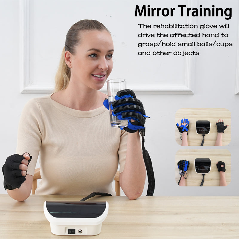 HP25The intelligent finger rehabilitation training instrument can adapt to the training of multiple fingers at the same time, and the simulation effect is good.
