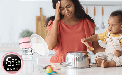 HP27 Electric Breast Pump - Double Pumping Strong Suction Skin-Friendly Comfortable
