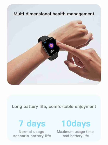 HP12 Smart Watch - Bluetooth Call Heart Rate Monitor Step Counter Music | Huang Pai