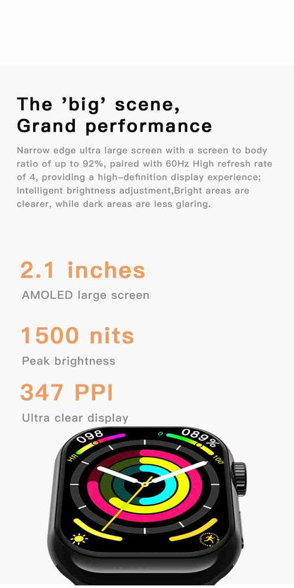 HP12 Smart Watch - Bluetooth Call Heart Rate Monitor Step Counter Music | Huang Pai