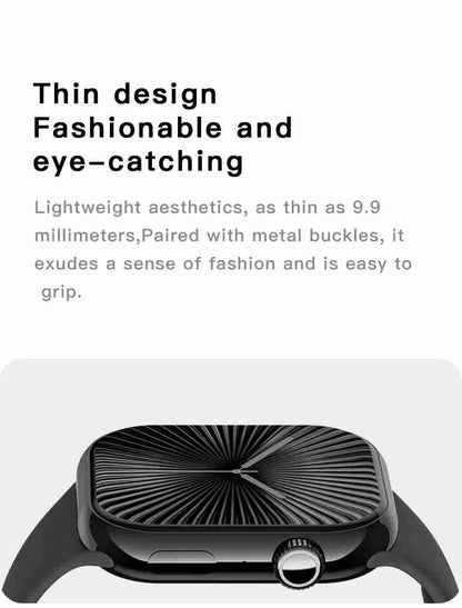 HP12 Smart Watch - Bluetooth Call Heart Rate Monitor Step Counter Music | Huang Pai