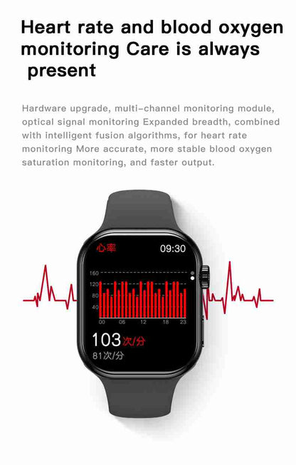 HP12 Smart Watch - Bluetooth Call Heart Rate Monitor Step Counter Music | Huang Pai