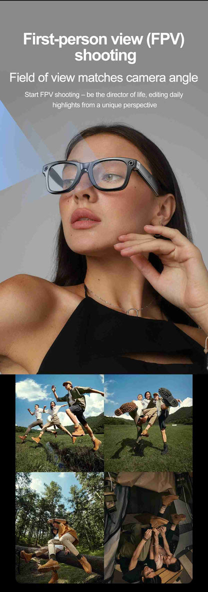 HP17 AI Smart Glasses - Photography Videography Voice Recording ChatGPT Integration