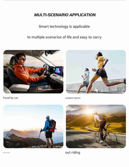 HP19 AI Smart Glasses - Photography Videography Fashion Eyewear Hands-Free Camera